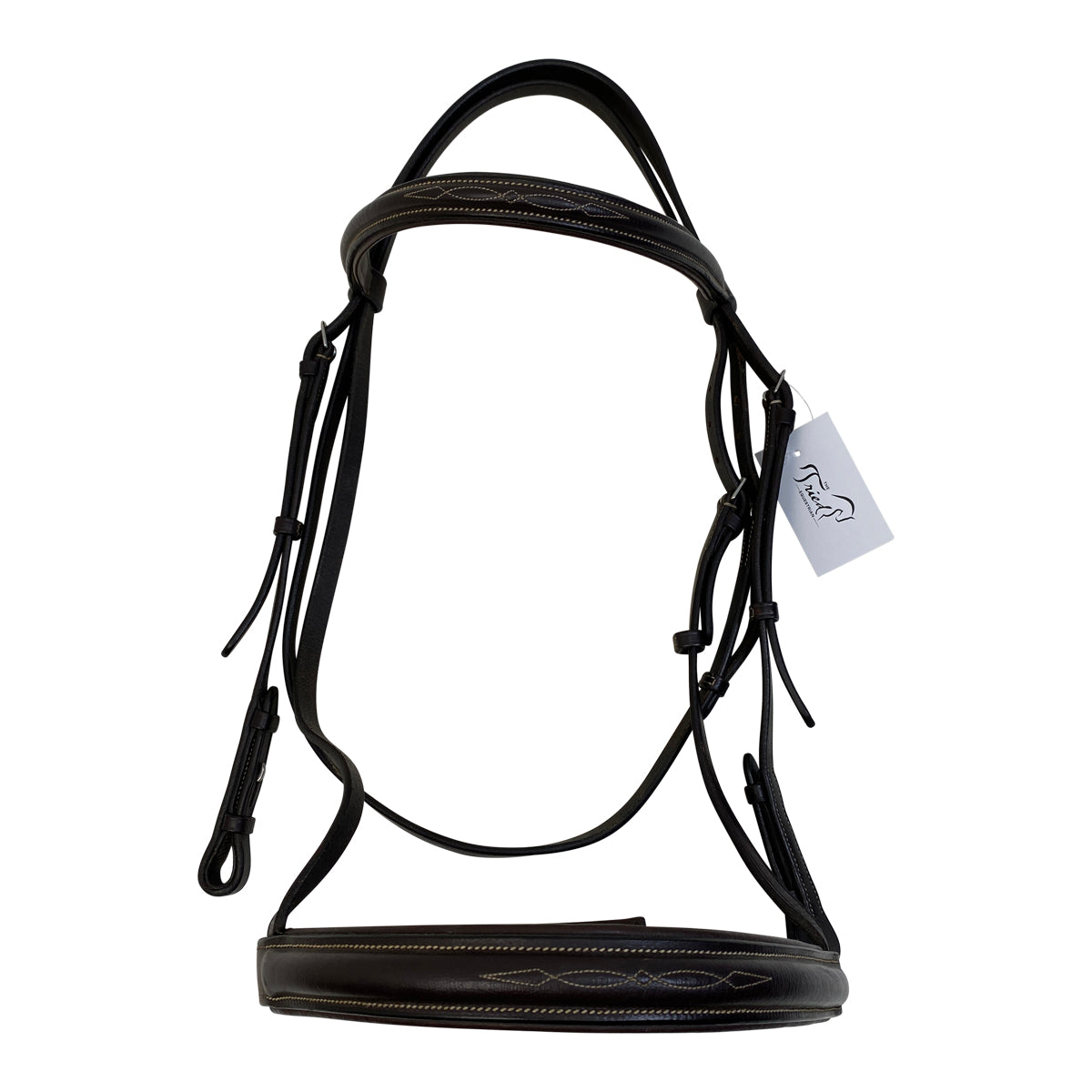 Plymouth Hunter Bridle by SmartPak in Havana