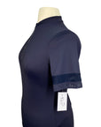 Pikeur 'Valine' Short Sleeve Shirt in Navy