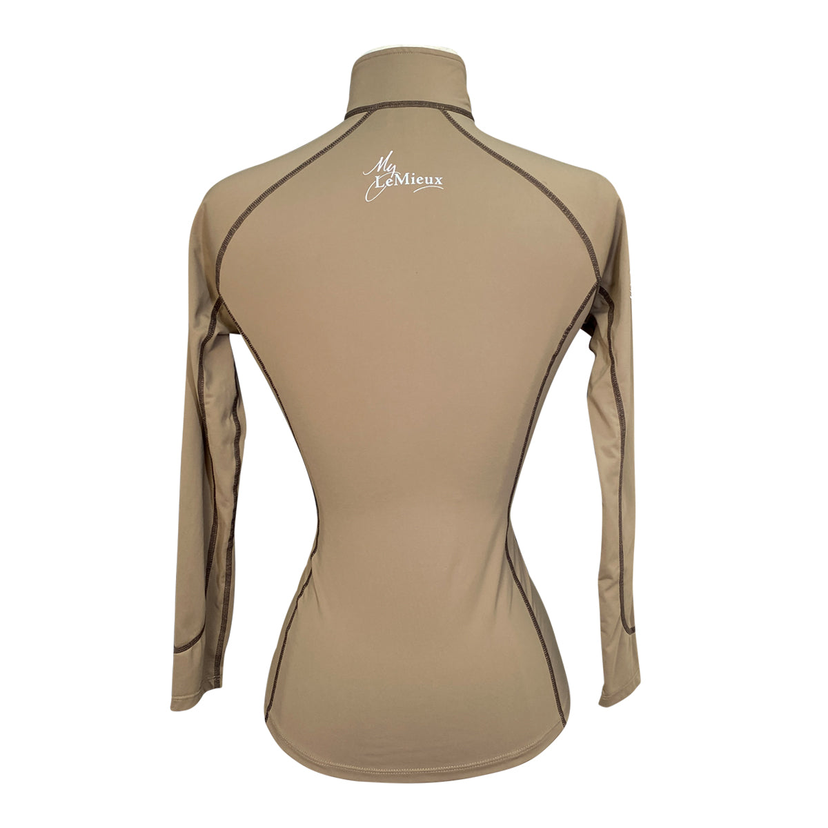 Back of LeMieux 'My LeMieux' Long Sleeve 1/4 Zip Base Layer