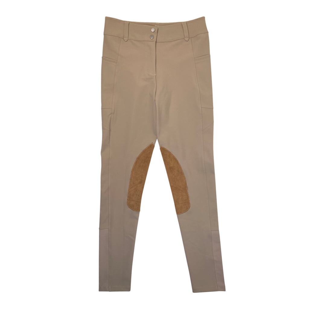 Free Ride Equestrian 'PRO' Knee Patch Breeches in Tan