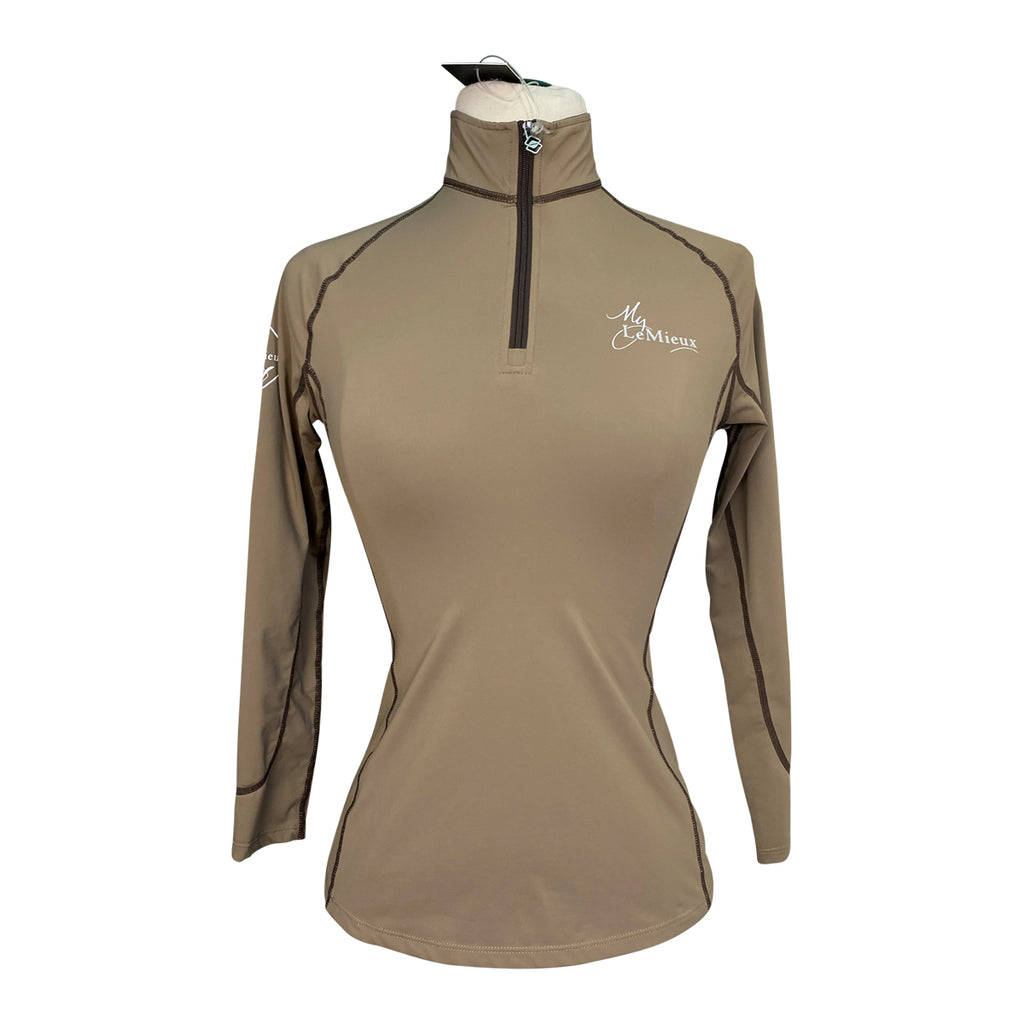 Front of LeMieux 'My LeMieux' Long Sleeve 1/4 Zip Base Layer