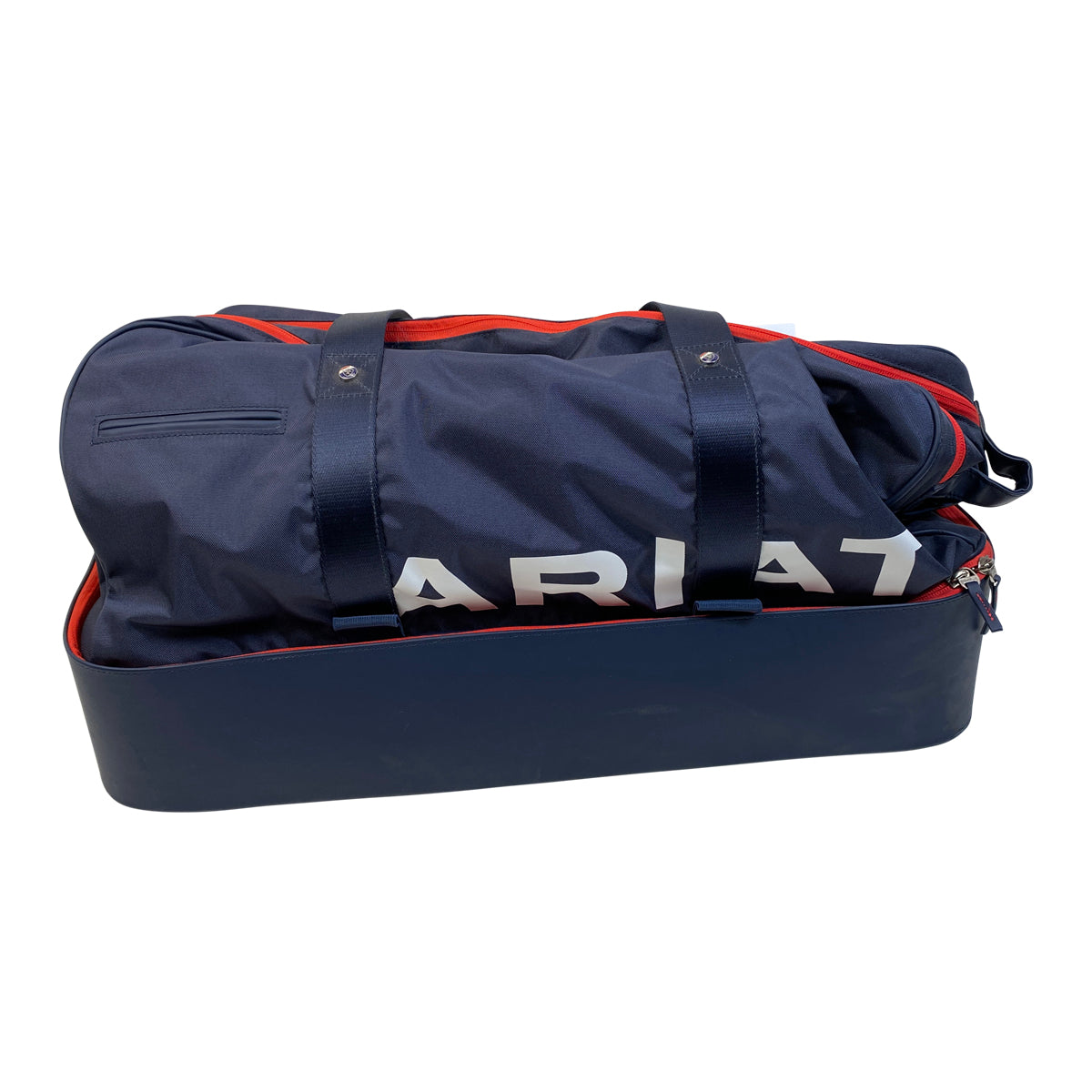 Ariat Team Duffel Grip Bag in Navy/Red