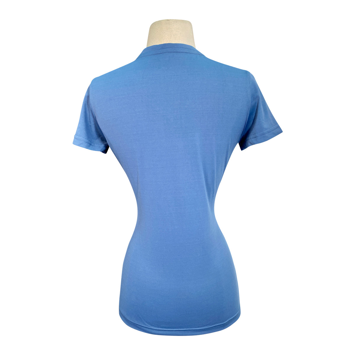 TuffRider 'Taylor' EquiCool Short Sleeve V-Neck Tee in Ensign Blue