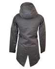 back of Kingsland 'Hekla' Insulated Parka in Chocolate