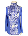 Elliena EQ 'The Edge' Polo in Periwinkle/Spots