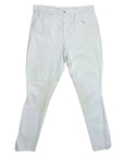Pikeur Rodrigo Knee Patch Breeches in White - Men's 52 (US 36)