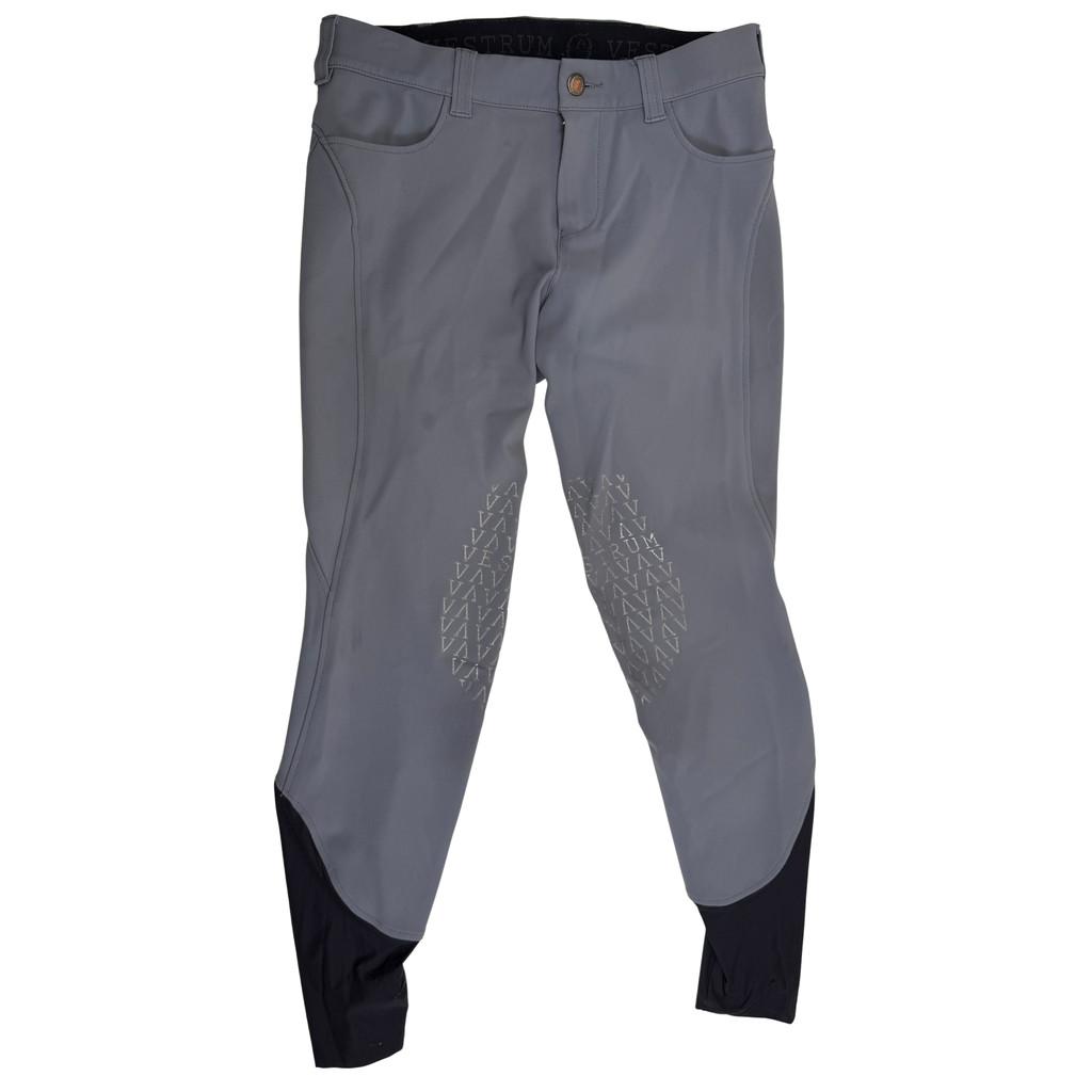 Vestrum 'Lorient' V Knee-Grip Breeches in Steel Grey