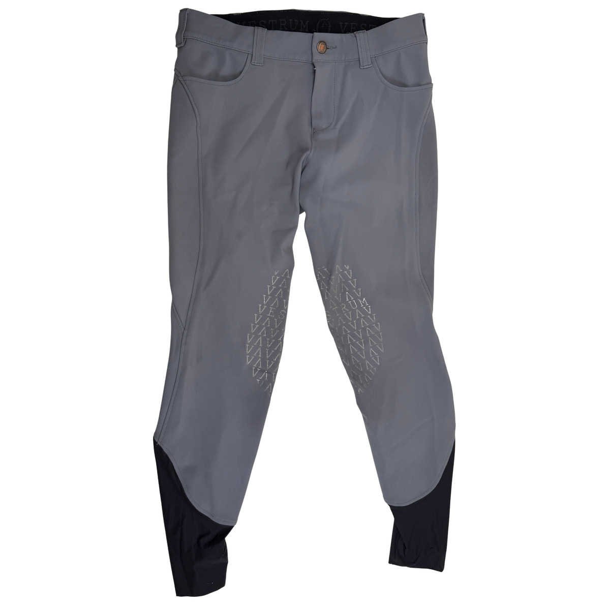 Vestrum 'Lorient' V Knee-Grip Breeches in Steel Grey