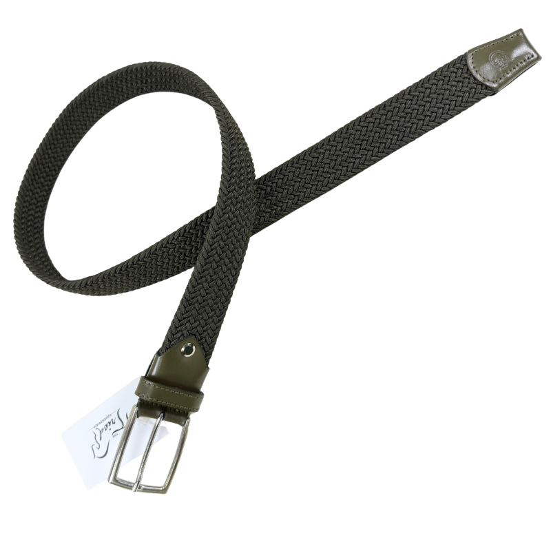 Cavalleria Toscana Elastic Belt in Army Green