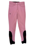 Cavalleria Toscana Logo Grip Breeches in Bubblegum
