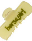 Ellsworth x Calling All Horse Girls Claw Clip in Butter Yellow