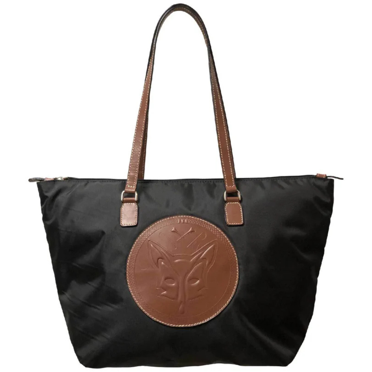 Tucker Tweed 'Devon Day' Fox Hunting Bag in Black/Chestnut
