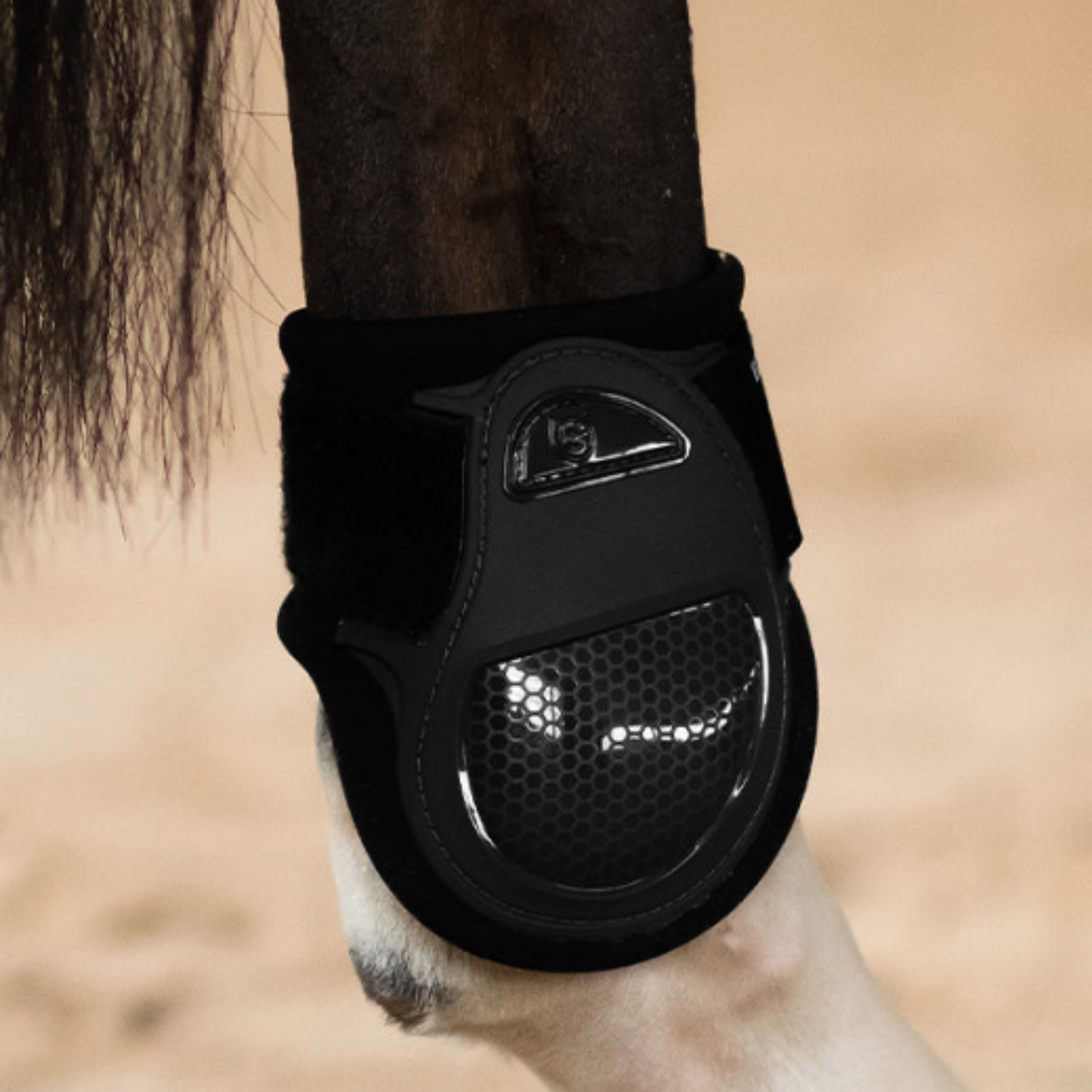 Equestrian Stockholm Anatomic Fetlock Boots in Black - Pony