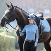 LeMieux Suede Dressage Pad in Ice Blue