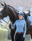 LeMieux Suede Dressage Pad in Ice Blue