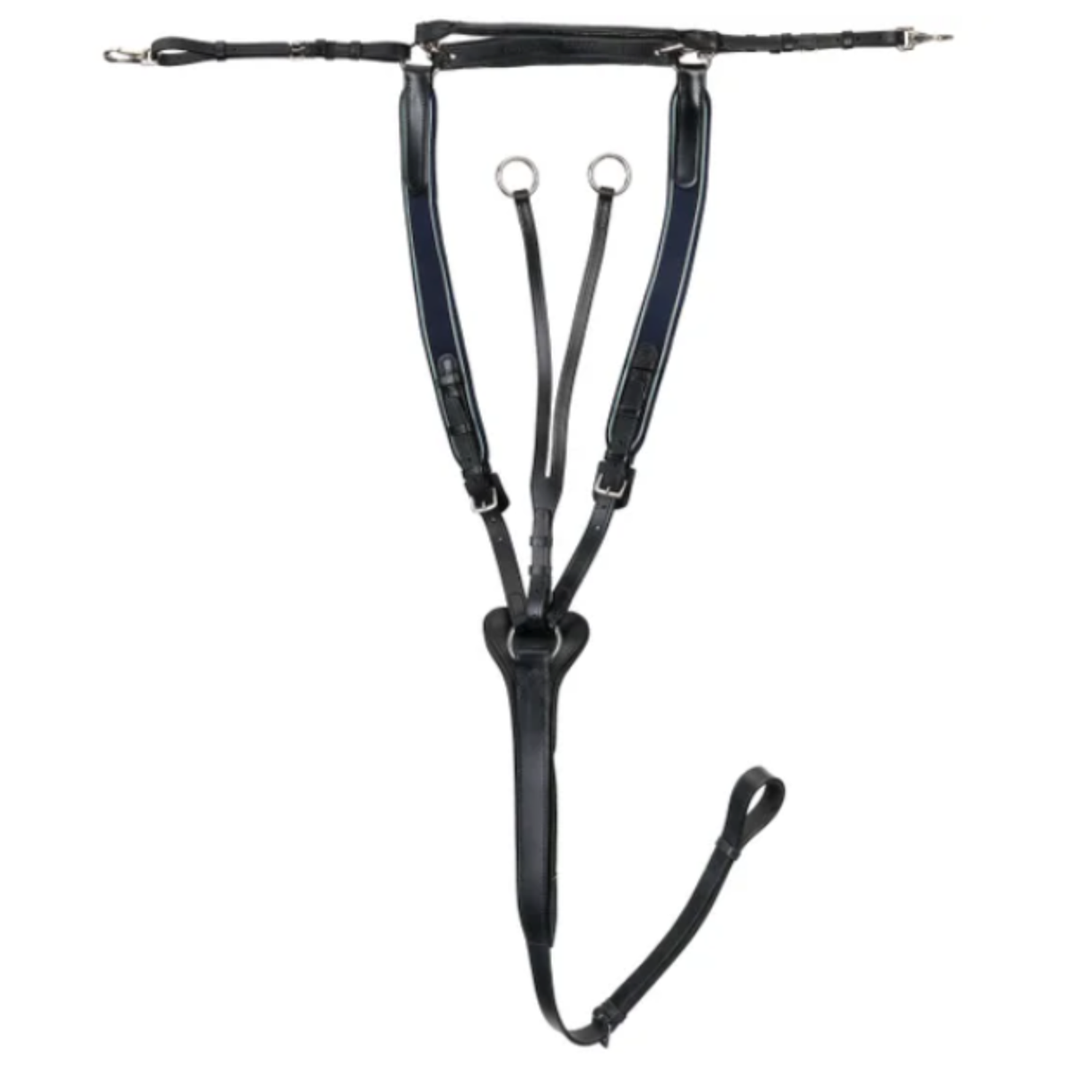Horseware Micklem Breastplate w Standing Martingale in Black