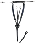Horseware Micklem Breastplate w Standing Martingale in Black