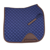 Sixteen Cypress Dressage Saddle Pad in Navy/Cognac