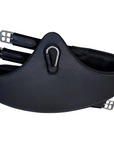 Butet 'Erg' Training Girth in Black/Blue Stitching