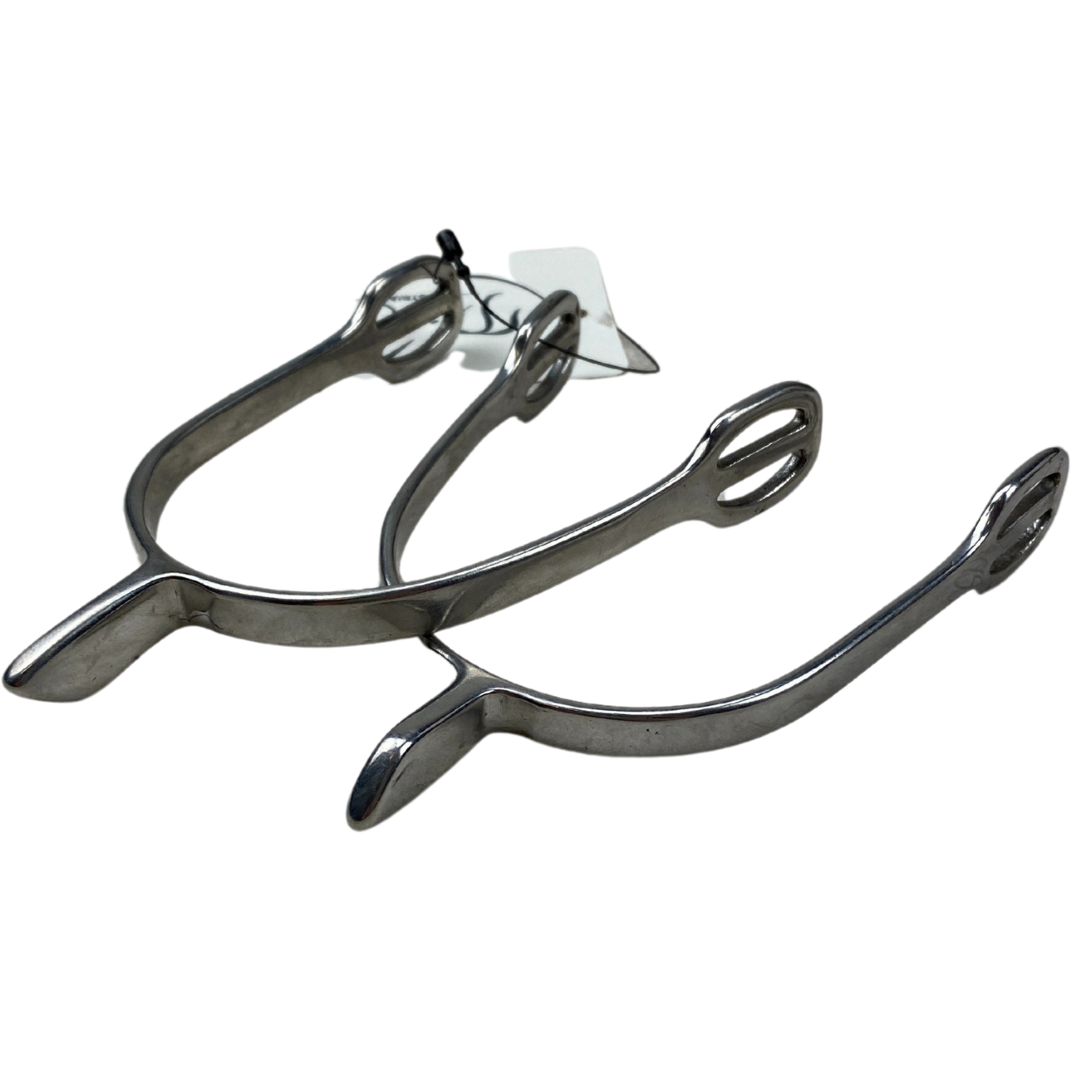 Centaur Sharp German Style Spurs in Stainless Steel - 1"