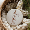 Bettina Norton Artwork Holiday Ornament in Solo Ride