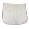 Dover Saddlery 'Double Diamond' Dressage Pad in White - Full