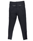 Free Ride Equestrian 'Lux' Full Seat Breeches in Black
