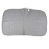 Dover Saddlery 'Double Diamond' Dressage Pad in White - Full