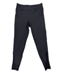 Free Ride Equestrian 'Lux Hybrid' Full Seat Breeches in Black