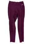 Kerrits 'Power Stretch' Knee Patch Pocket Tights in Burgundy