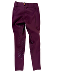 Kerrits 'Power Stretch' Knee Patch Pocket Tights in Burgundy