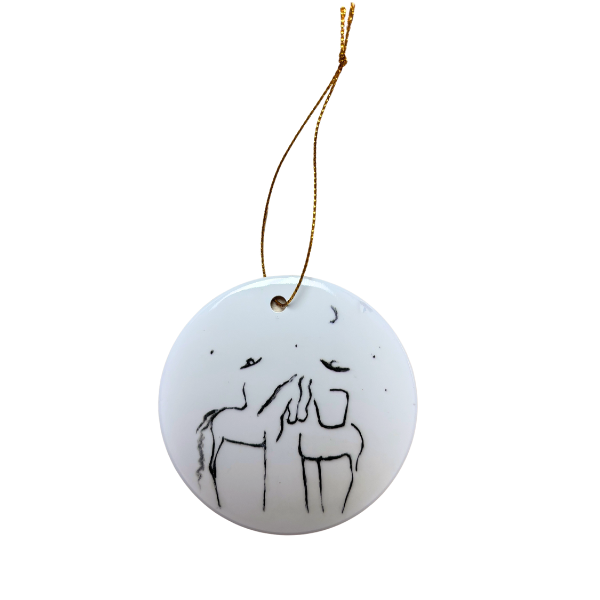 Bettina Norton Artwork Holiday Ornament in Simplicity 3 - Single