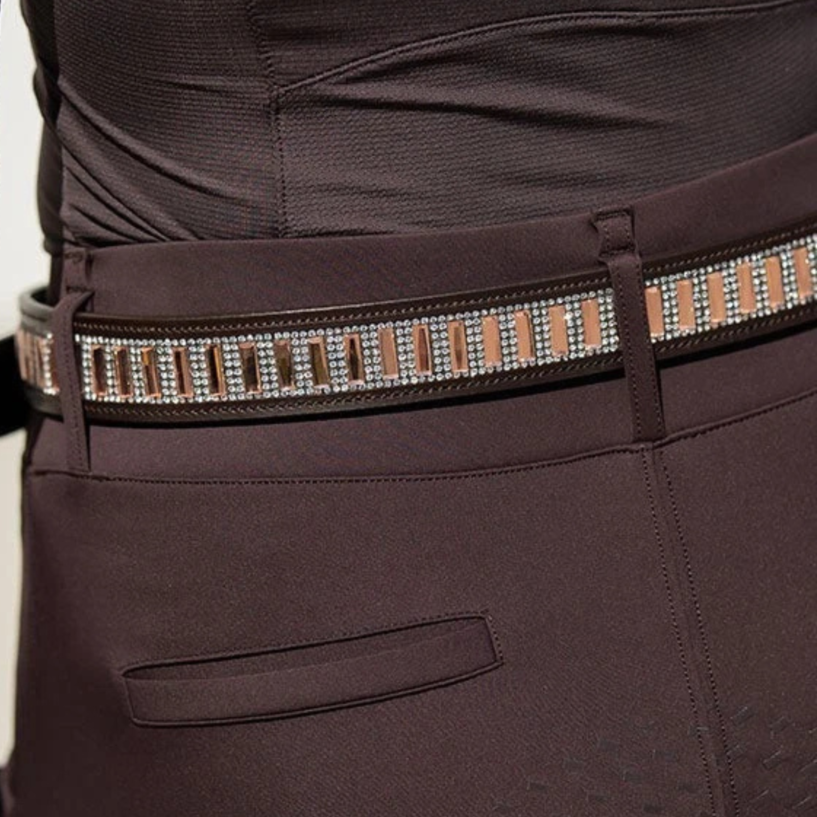 Equestrian Stockholm 'Contest' Belt in Winner Brown 