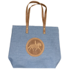 Tucker Tweed Dressage Barn Bag in Denim/Brown