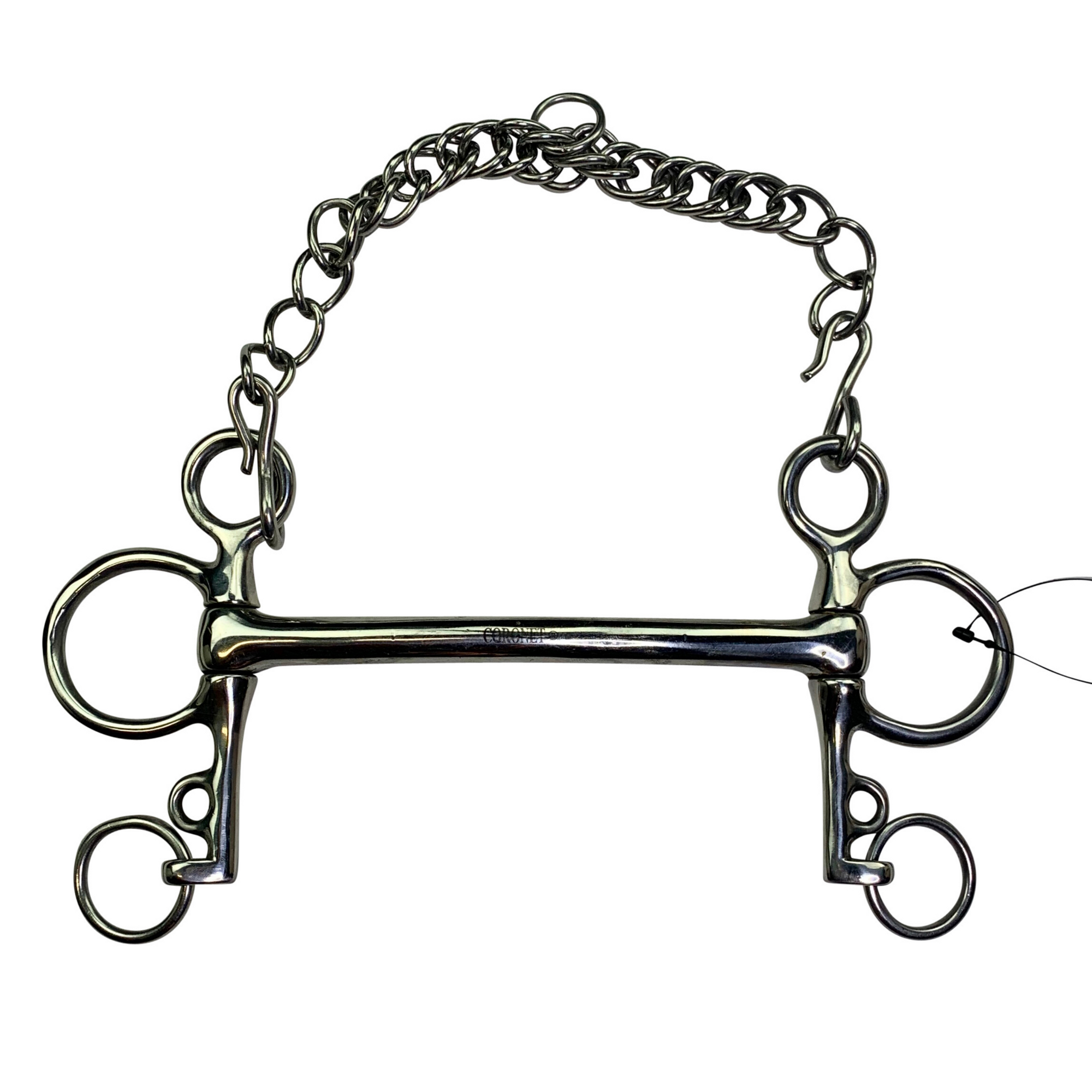 Coronet Mullen Mouth Pelham Bit in Stainless Steel - 5"