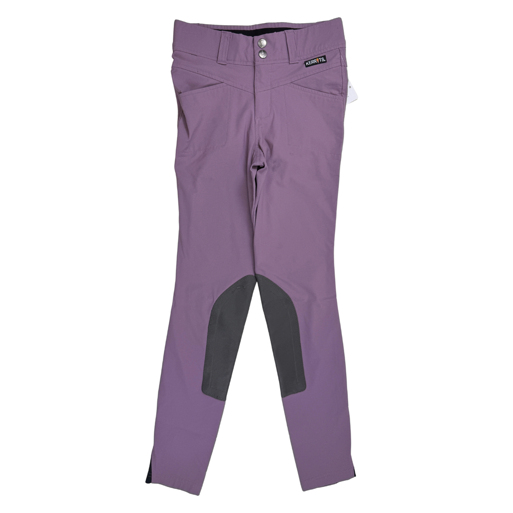 Kerrits 'Crossover' Knee Patch Breeches in Violet