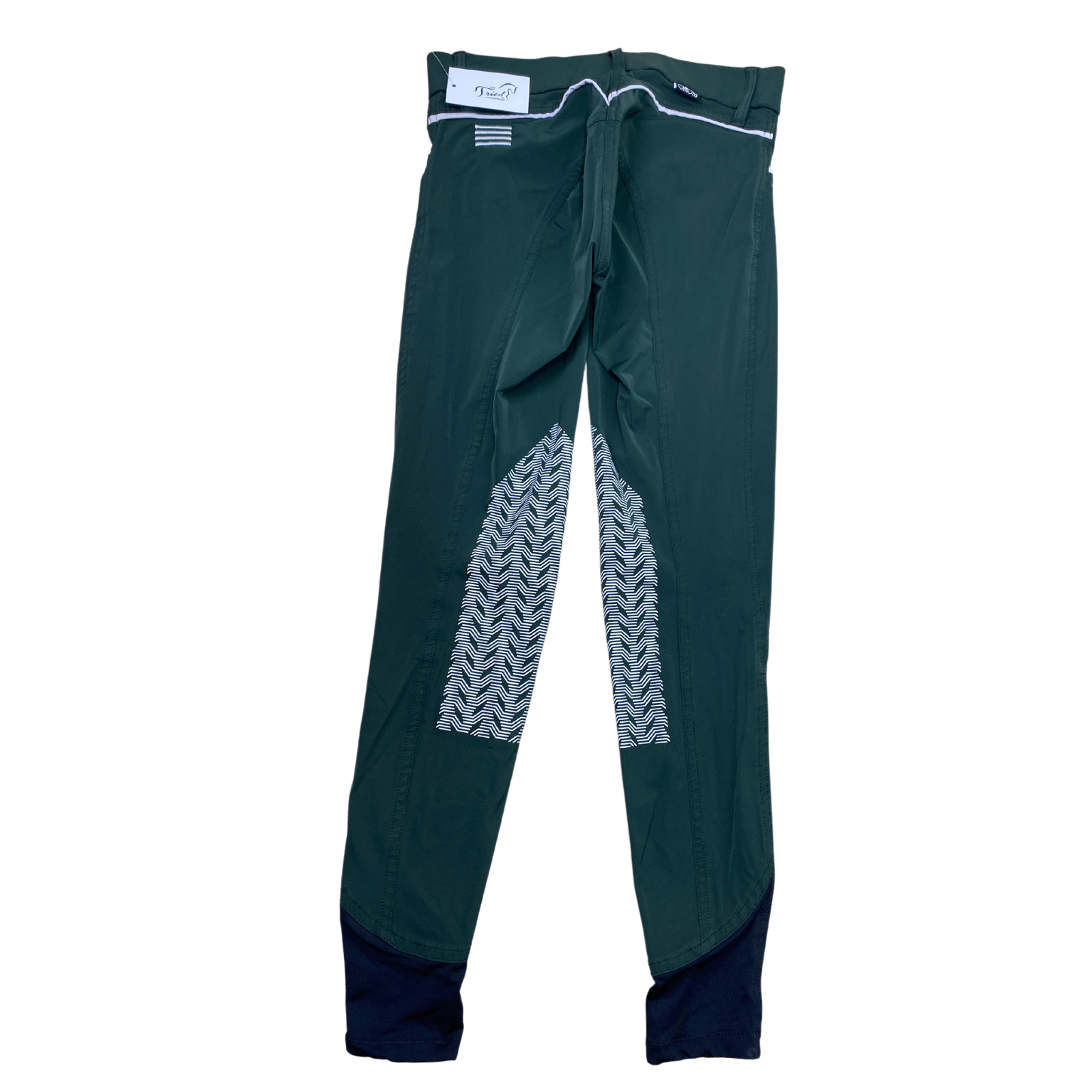 Ghodho 'Elara' Knee Patch Breeches in Forest 