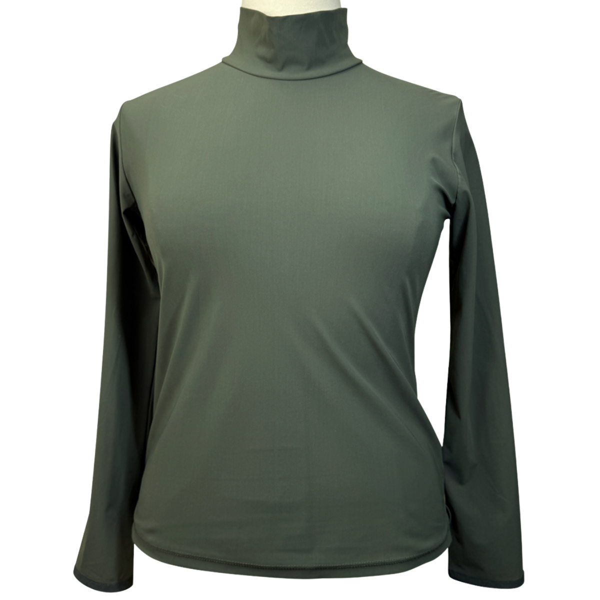 CALLIDAE 'The Featherweight' Riding Mock Neck in Olive