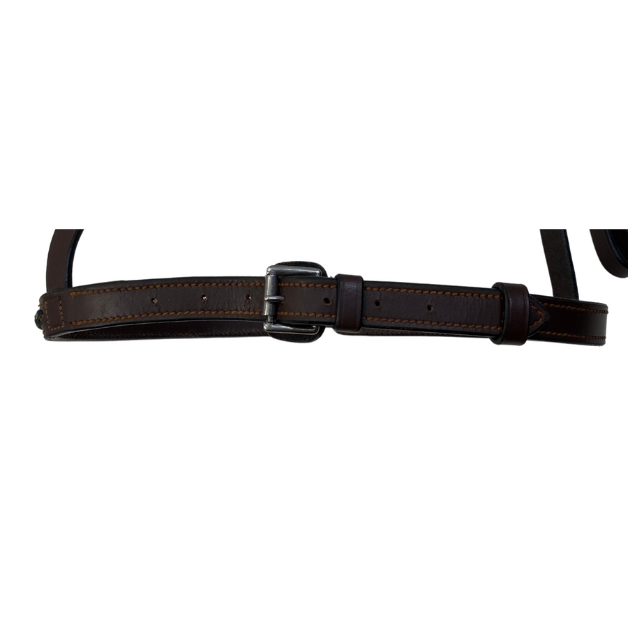 Pinnacle Braided Raised Hunter Bridle in Brown