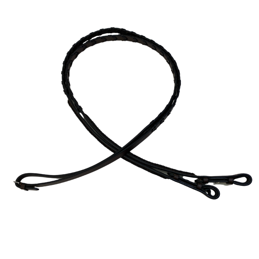 Pinnacle Braided Raised Hunter Bridle in Brown