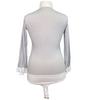 Back of Free Ride Competition Bodysuit in Grey/White