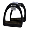 Compositi Plastic Rubber Bottom Stirrups in Black