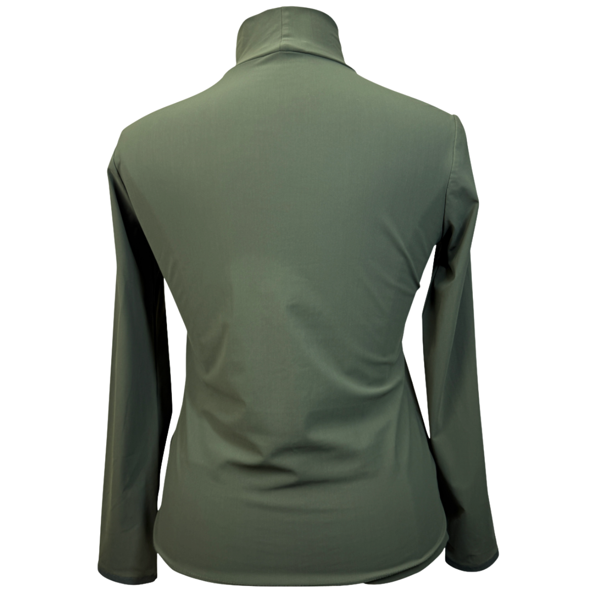 CALLIDAE 'The Featherweight' Riding Mock Neck in Olive