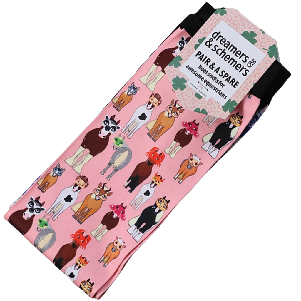 Dreamers &amp; Schemers Boot Socks in Disguise