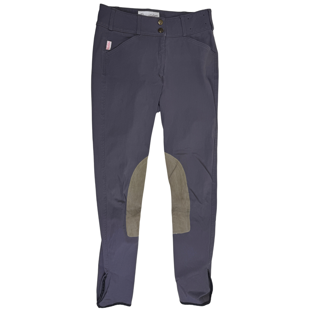Tailored Sportsman 'Trophy Hunter' Breeches in Battleship/Tan