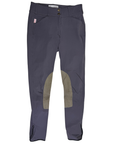 Tailored Sportsman 'Trophy Hunter' Breeches in Battleship/Tan