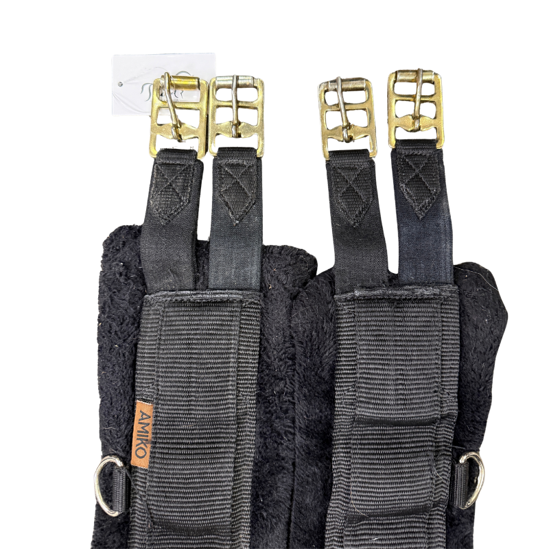 Amiko 'Allround' Fleece Girth in Black