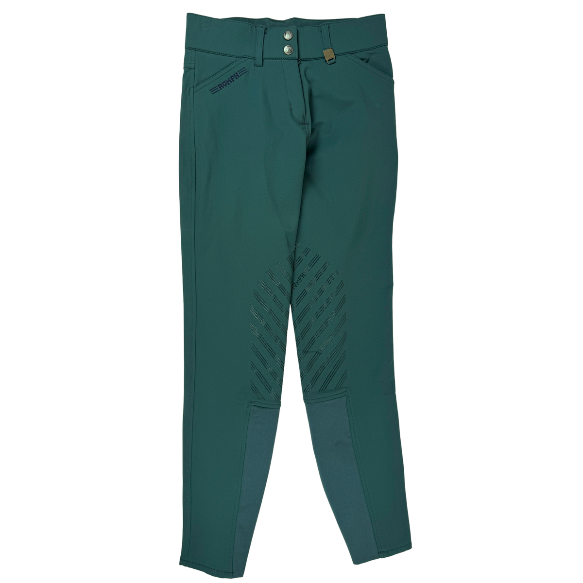 Romfh 'Sarafina' Knee Patch Breeches in Emerald