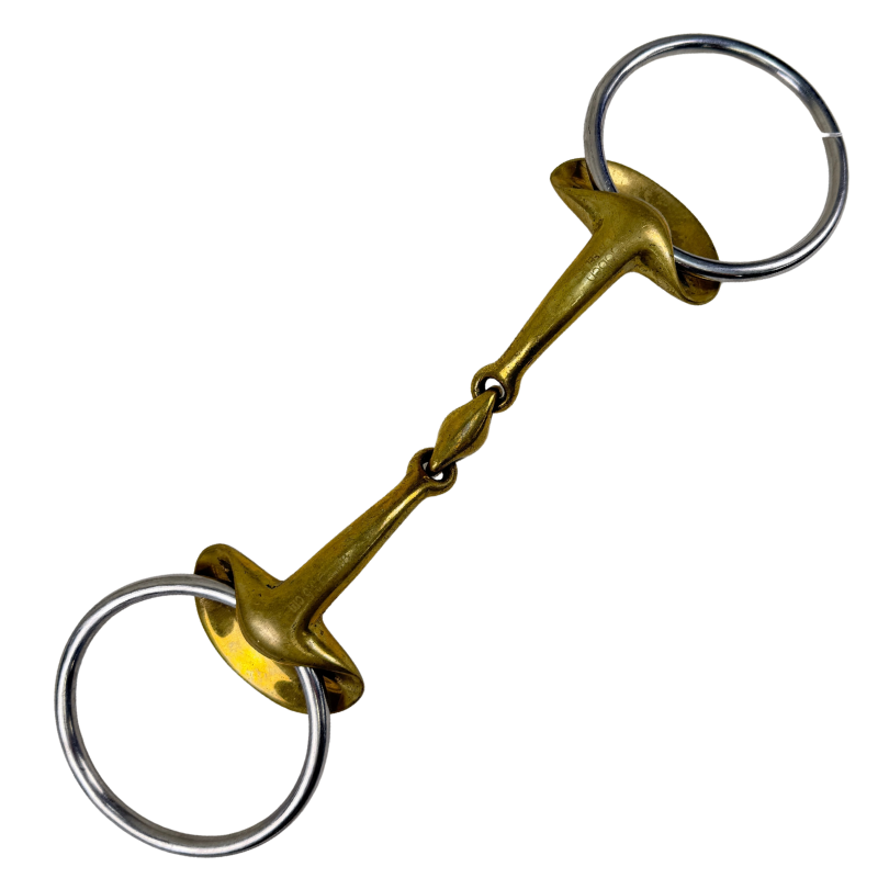 Stübben Golden Wings Snaffle Bit in SteelTec - 5.25"