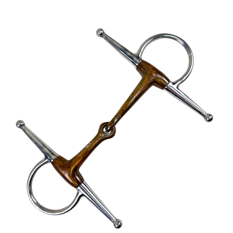 Copper Full Cheek Snaffle Bit